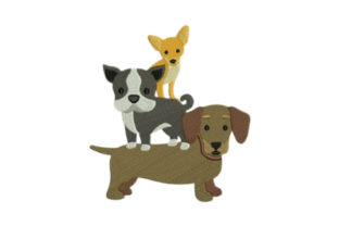 Dogs Puppies: A Warm, Playful Holiday Embroidery Pick