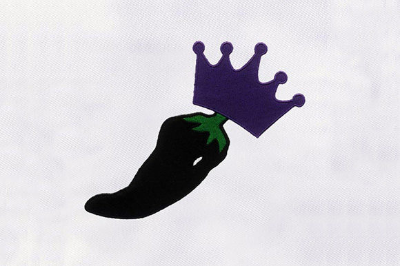King Chili Embroidery Design