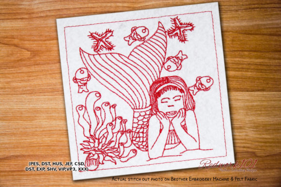 Mermaid and Sea Animals Lineart Review