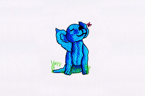 Relaxed Dog: A Soft, Soulful Embroidery Design for Meaningful Gifts