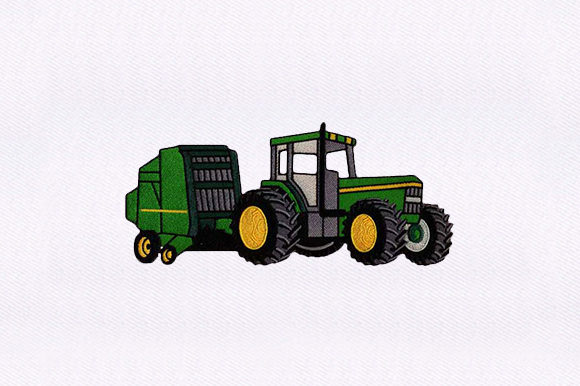 Tractor Swather: A Farm-Themed Embroidery Design Review